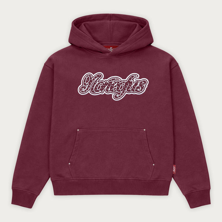 PURPLE STUDS HOODIE