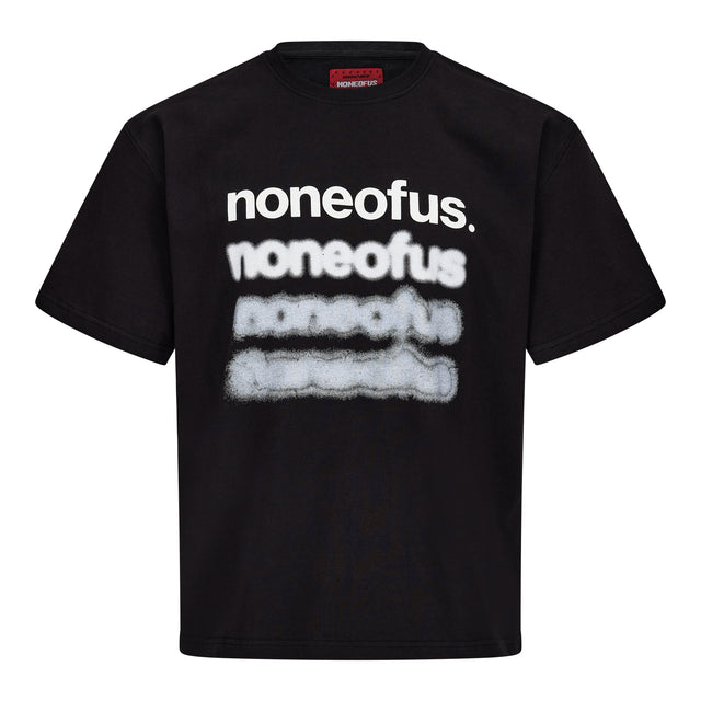 BLACK BLURRED TEE