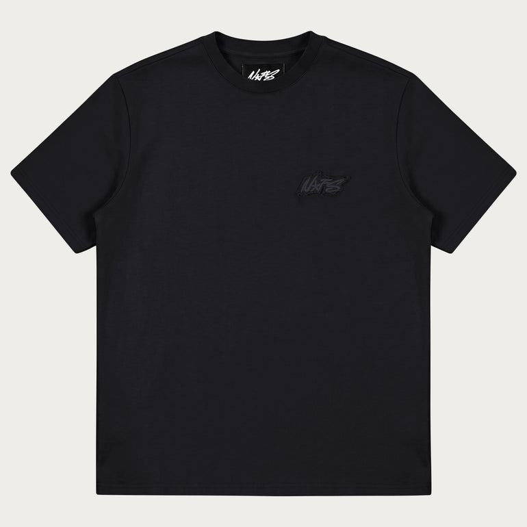 BLACK BASIC TEE