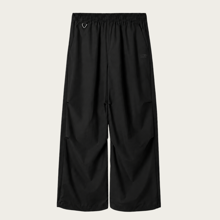 BLACK PARACHUTE PANTS