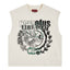 BEIGE LIBERTY SLEEVELESS SHIRT