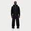 BLACK BASIC ZIP HOODIE