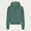 DARK GREEN BASIC ZIP HOODIE