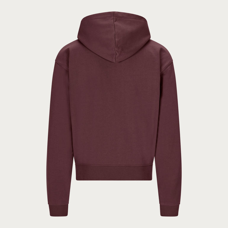 PURPLE BASIC ZIP HOODIE
