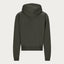 DARK OLIVE BASIC ZIP HOODIE