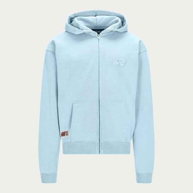 BABYBLUE BASIC ZIP HOODIE