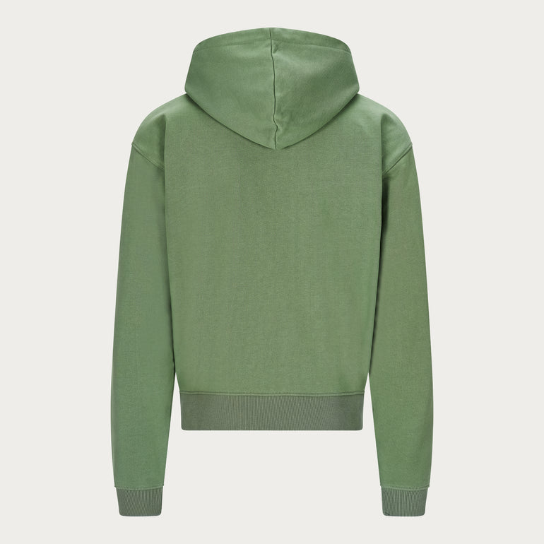 OLIVE BASIC ZIP HOODIE (PRE ORDER)
